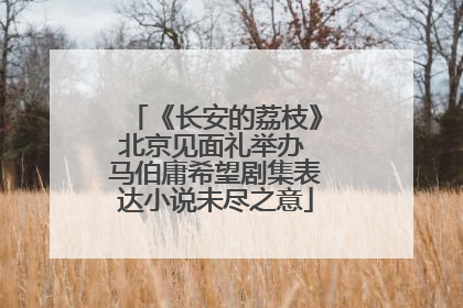 《长安的荔枝》北京见面礼举办 马伯庸希望剧集表达小说未尽之意