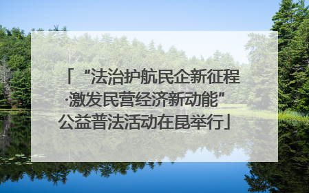 “法治护航民企新征程·激发民营经济新动能”公益普法活动在昆举行