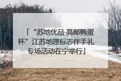 “苏地优品·高邮鸭蛋杯”江苏地理标志伴手礼专场活动在宁举行
