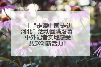 “走读中国·走进河北”活动圆满落幕 中外记者实地感受燕赵创新活力