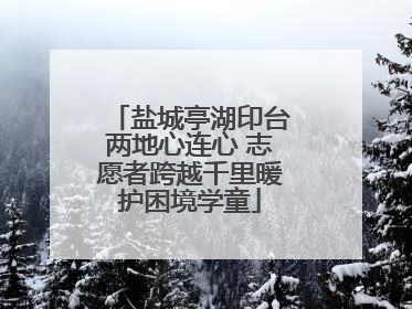 盐城亭湖印台两地心连心 志愿者跨越千里暖护困境学童