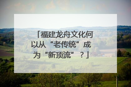 福建龙舟文化何以从“老传统”成为“新顶流”？