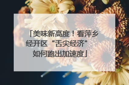 美味新高度！看萍乡经开区“舌尖经济” 如何跑出加速度