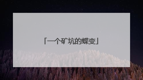 一个矿坑的蝶变