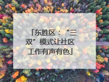 东胜区：“三双”模式让社区工作有声有色