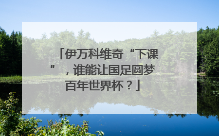 伊万科维奇“下课”，谁能让国足圆梦百年世界杯？