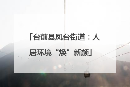 台前县凤台街道：人居环境“焕”新颜