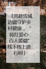 共赴雪域边疆守护乡村健康，“韩红爱心·百人援疆”线下线上进行时