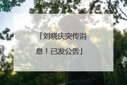 刘晓庆突传消息！已发公告