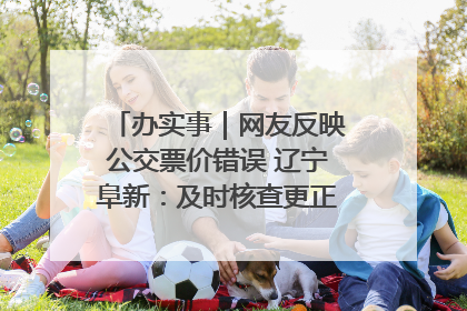 办实事｜网友反映公交票价错误 辽宁阜新：及时核查更正 加强实时巡检