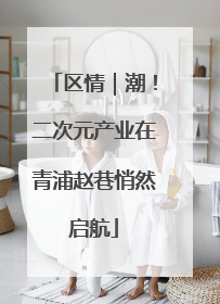 区情｜潮！二次元产业在青浦赵巷悄然启航