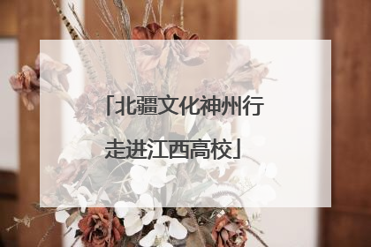 北疆文化神州行走进江西高校
