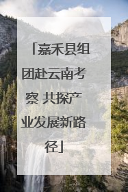 嘉禾县组团赴云南考察 共探产业发展新路径