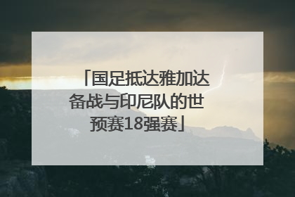 国足抵达雅加达备战与印尼队的世预赛18强赛