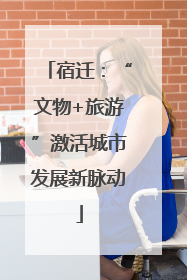 宿迁：“文物+旅游”激活城市发展新脉动