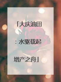 大庆油田：水驱载起增产之舟