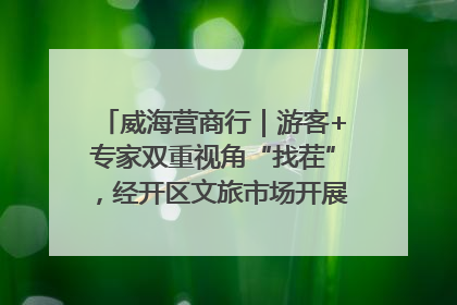 威海营商行｜游客+专家双重视角“找茬”，经开区文旅市场开展暑期前“体检”