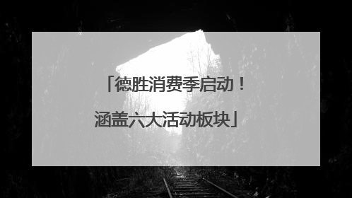 德胜消费季启动！涵盖六大活动板块
