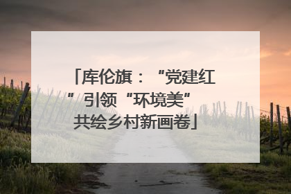 库伦旗：“党建红”引领“环境美” 共绘乡村新画卷
