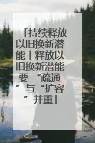 持续释放以旧换新潜能丨释放以旧换新潜能要 “疏通”与“扩容”并重