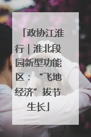 政协江淮行｜淮北段园新型功能区：“飞地经济”拔节生长