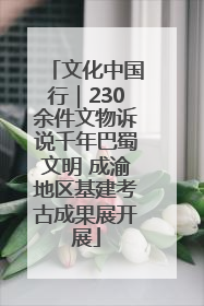 文化中国行｜230余件文物诉说千年巴蜀文明 成渝地区基建考古成果展开展