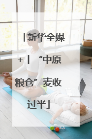 新华全媒+丨“中原粮仓”麦收过半