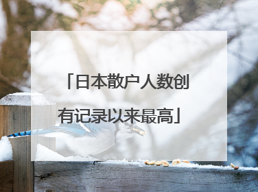 日本散户人数创有记录以来最高
