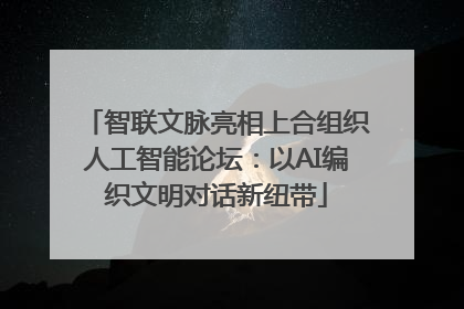 智联文脉亮相上合组织人工智能论坛：以AI编织文明对话新纽带