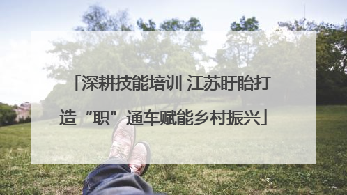 深耕技能培训 江苏盱眙打造“职”通车赋能乡村振兴