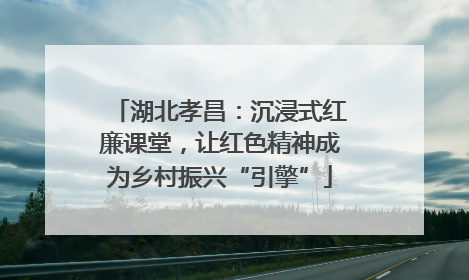 湖北孝昌：沉浸式红廉课堂，让红色精神成为乡村振兴“引擎”