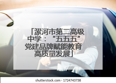 漯河市第二高级中学：“五五五”党建品牌赋能教育高质量发展