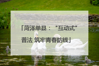 菏泽单县：“互动式”普法 筑牢青春防线