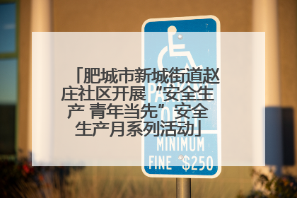 肥城市新城街道赵庄社区开展“安全生产 青年当先”安全生产月系列活动