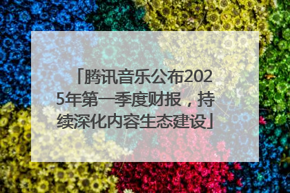 腾讯音乐公布2025年第一季度财报，持续深化内容生态建设