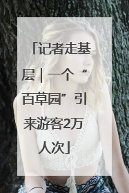 记者走基层｜一个“百草园”引来游客2万人次