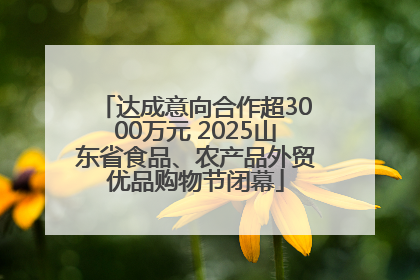 达成意向合作超3000万元 2025山东省食品、农产品外贸优品购物节闭幕
