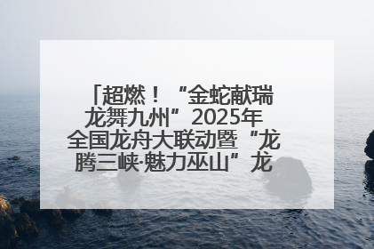 超燃！“金蛇献瑞 龙舞九州”2025年全国龙舟大联动暨“龙腾三峡·魅力巫山”龙舟邀请赛圆满落幕！
