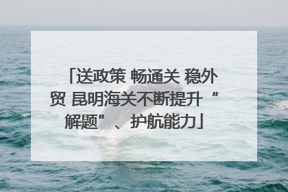 送政策 畅通关 稳外贸 昆明海关不断提升“解题”、护航能力