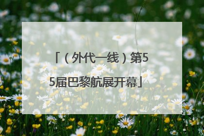 （外代一线）第55届巴黎航展开幕