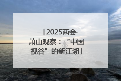 2025两会·萧山观察：“中国视谷”的新江湖