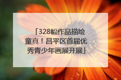 328幅作品描绘童真！昌平区首届优秀青少年画展开展