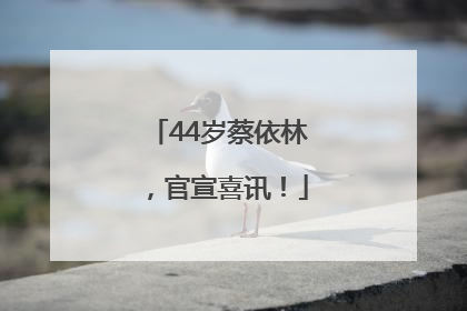 44岁蔡依林，官宣喜讯！