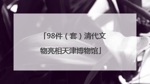 98件（套）清代文物亮相天津博物馆