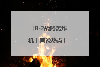B-2战略轰炸机丨画说热点