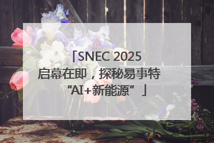 SNEC 2025启幕在即，探秘易事特“AI+新能源”
